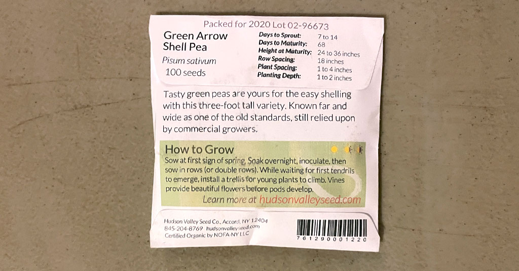 How to Read a Seed Packet