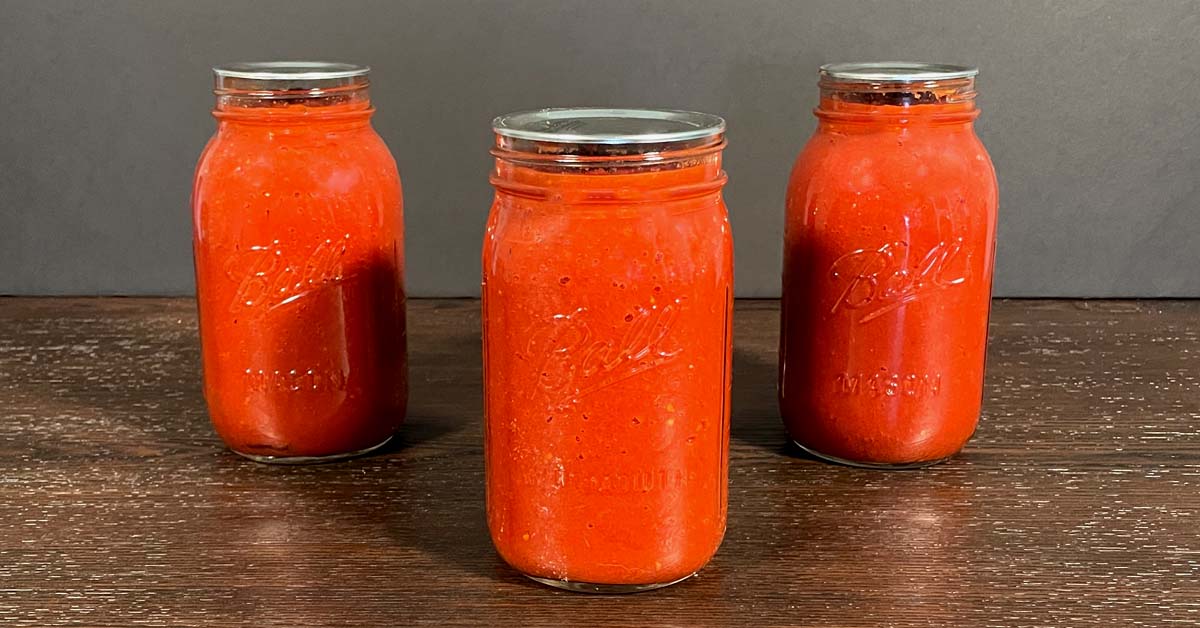 Canning Tomato Sauce